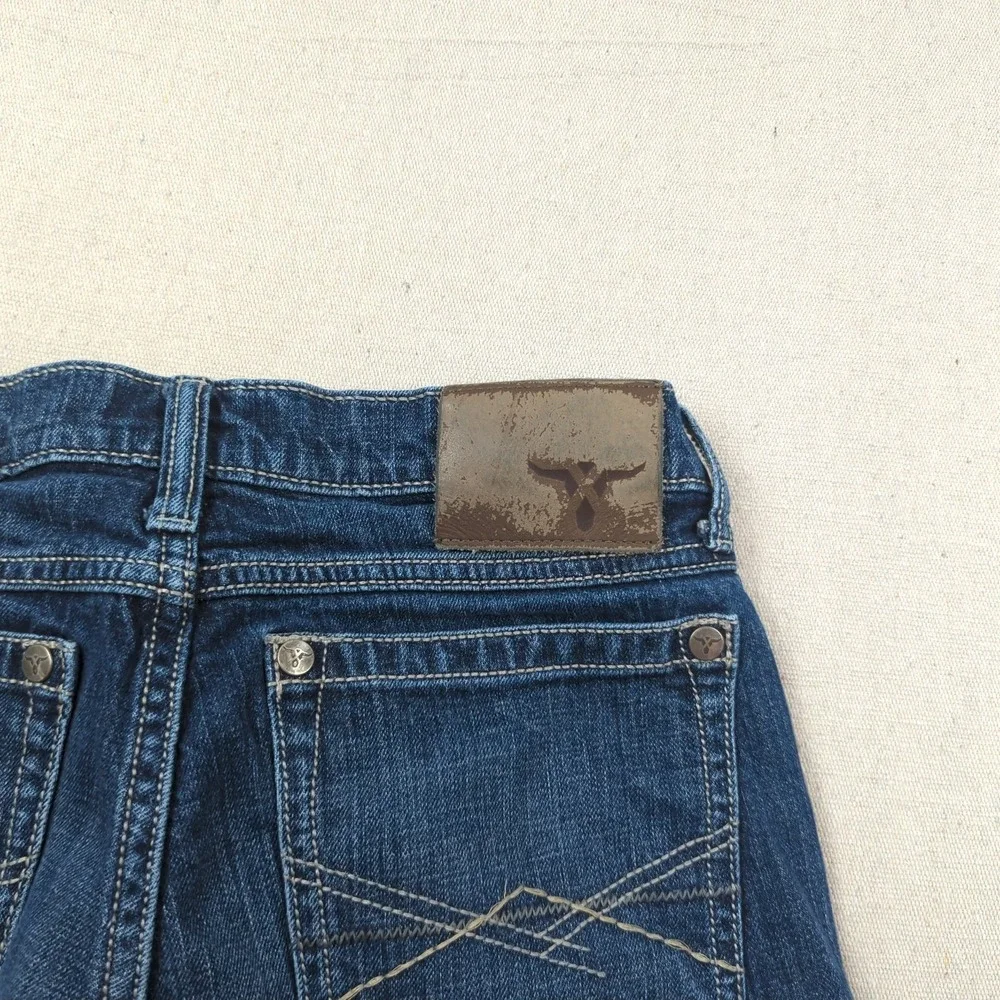 Wrangler Jeans Mens 30x34 Blue 20X Slim Straight Western Cowboy Rodeo‎